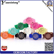 Yxl-785 Silicone Quartz Watch Mulheres Jelly Ladies Wristwatch, Mulher Relógios Marca